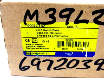 NEW SQUARE D 9007CT62 LIMIT SWITCH BASSE SERIES A
