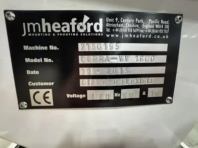 USED 2015 JM HEAFORD COBRA-WW 1600