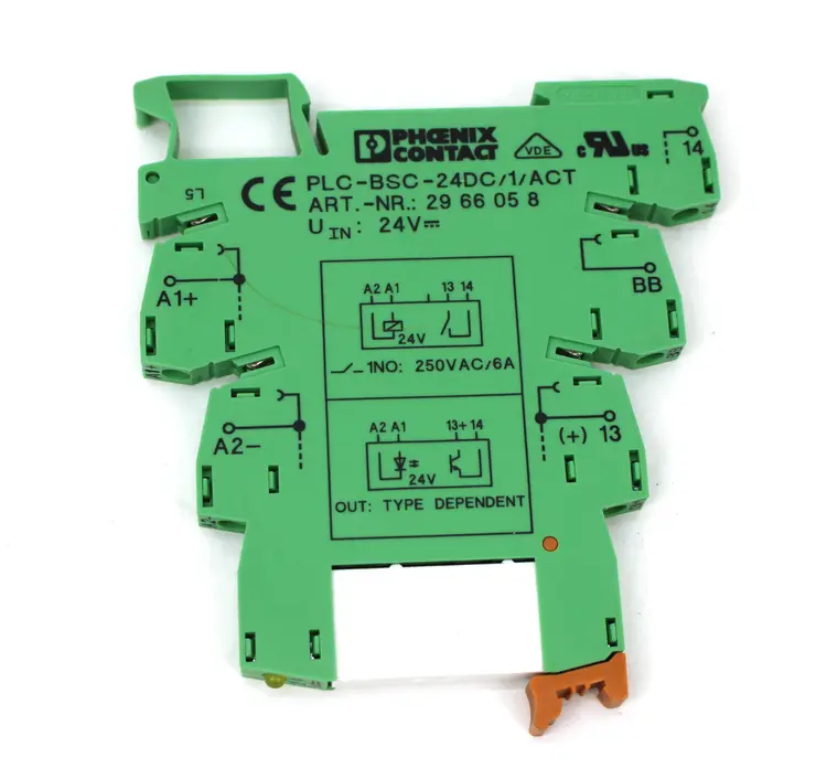 Used PHOENIX CONTACT PLC-BSC-24DC/1/ACT Relays & Switches Kentucky US | Industrial Parts R Us Inc. #356869