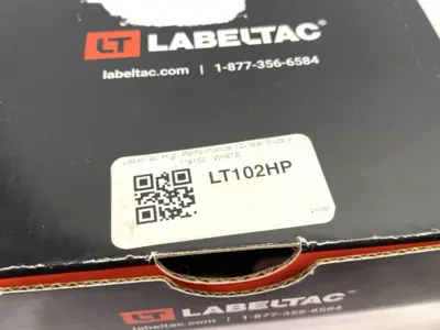 USED LABELTAC PRO MODEL HIGH PERF. 10 YEAR VINYL LABEL SUPPLY 1" X 150' ROLL