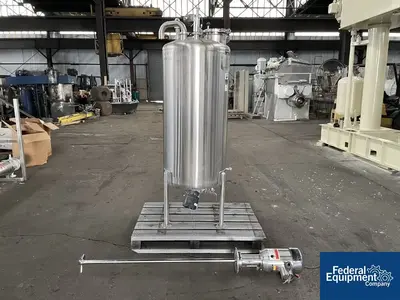 USED Walker 400 Liter Walker Agitated Receiver, 316L S/S, 14.9#