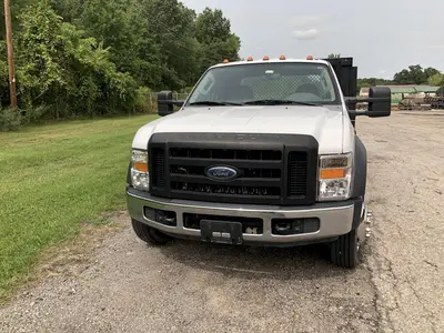 2008 FORD F-550 FLAT BED TRUCK: STOCK #12641