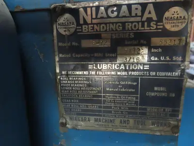 1967 NIAGARA MACHINE & TOOL WORKS 6-72 Roll Forming | MD Equipment Services LLC (15)