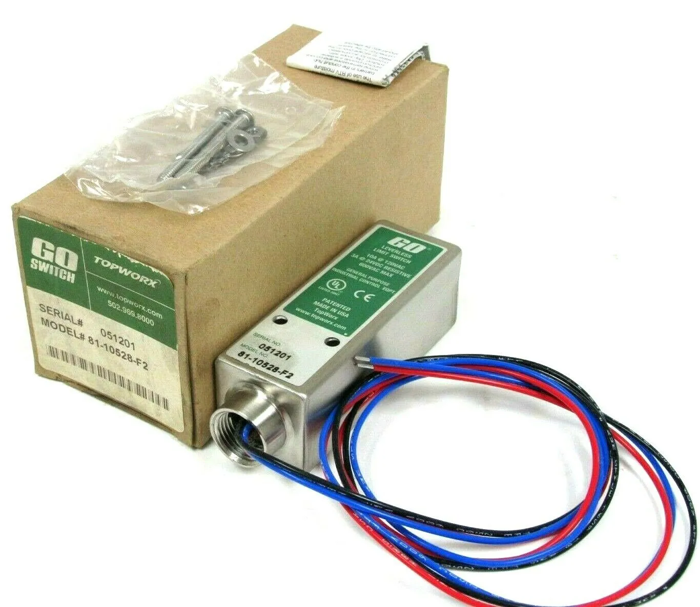 NEW TOPWORX 81-10528-F2 GO SWITCH 8110528F2