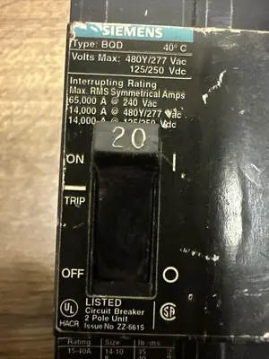 USED SIEMENS BQD