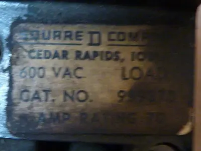 USED SQUARE D 999370