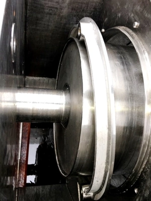 FKC HX-550 screw press for fish dewatering, 304SS.