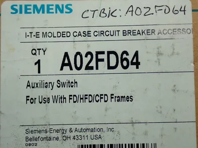 NEW SIEMENS A02FD64