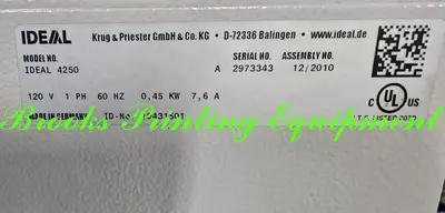 USED 2010 IDEAL/MBM 4250
