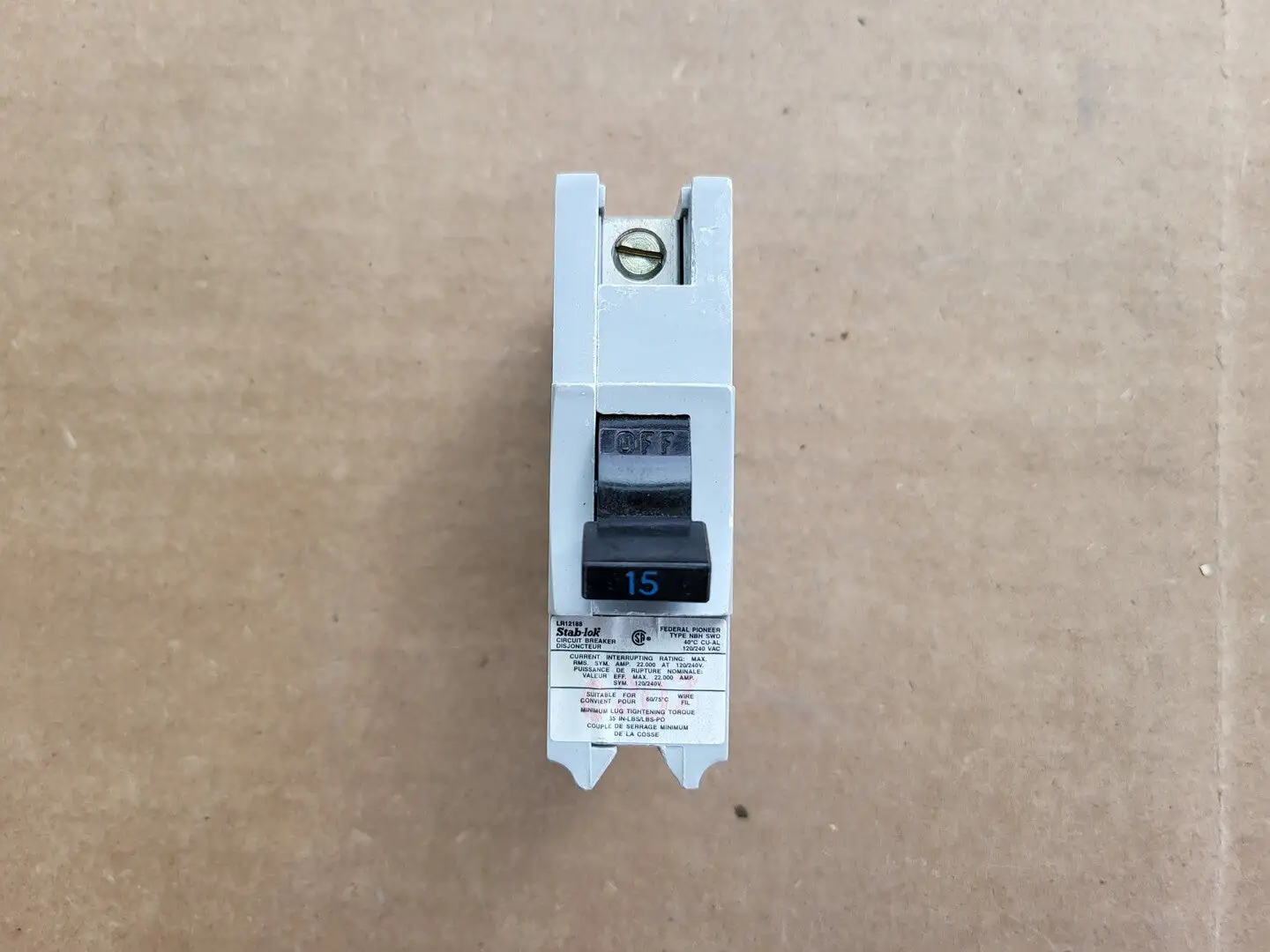 Used FEDERAL PIONEER NB115 Switchgears British Columbia CA | Lenmark #1438701