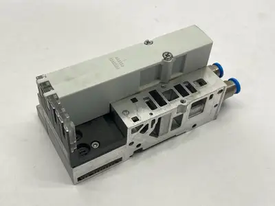 Used FESTO SUB BASE W/ VMPA2-FB-EMG-4 MODULE VMPA-EPR PLATE 537962 Miscellaneous MRO | Maverick Industrial Sales #1121809