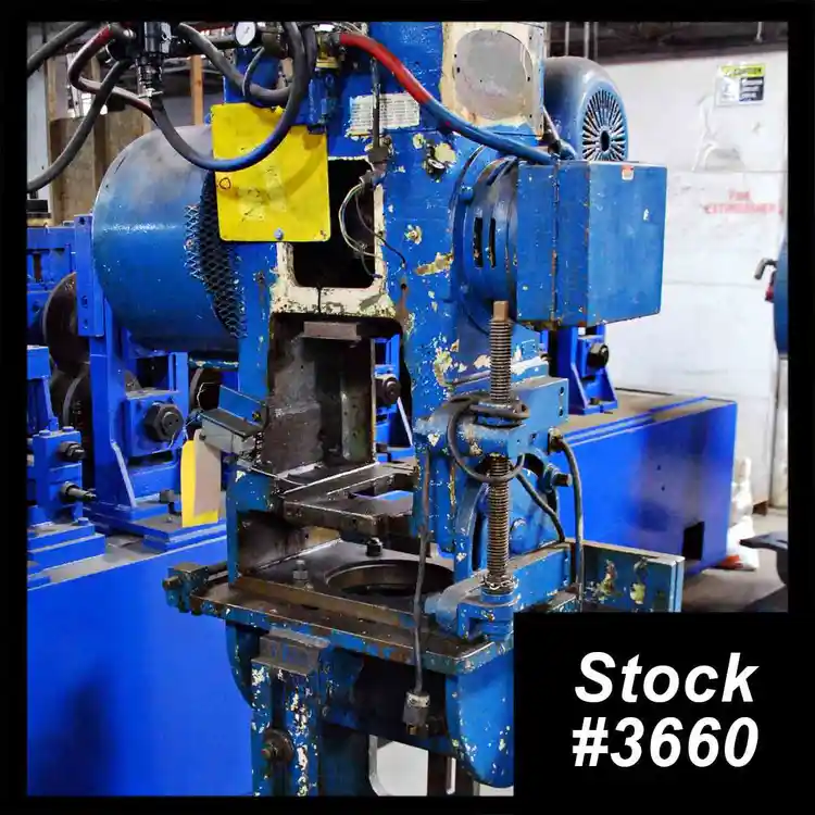 Used TISHKEN CO-T-8A Cut-Off Presses Ohio US | Universal Tube & Rollform Equipment Company #280327