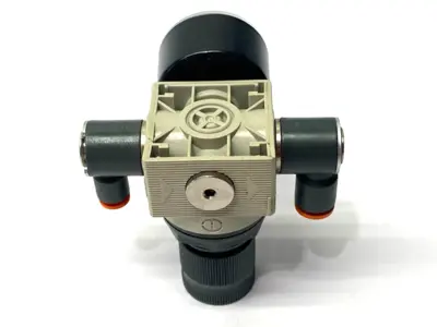 Used Metal Work Pneumatic Regulator 1/4" Ports w/ Pressure Gauge Air Pressure Regulators Michigan US | Maverick Industrial Sales #1389820