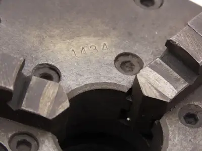 Buck Chuck 1434 3 Jaw Adjust-Tru Self Centering Manual Lathe Chuck 4" OD