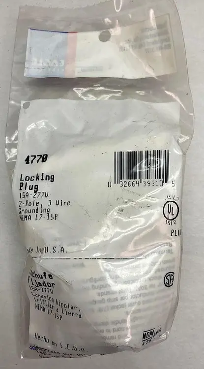Used HUBBELL 4770 Miscellaneous Equipment (Electrical & Power) | Surplus Asset Holdings #1192105