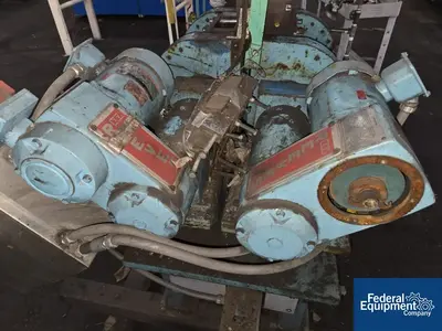 USED Overton 10" x 6" Overton Double Drum Dryer