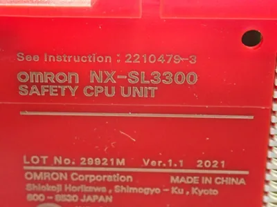 USED OMRON NXSL3300