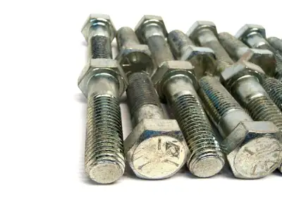 Zinc 3/4-10 x 2-3/4 Inch Head Cap Screws LOT OF 18 - New Other