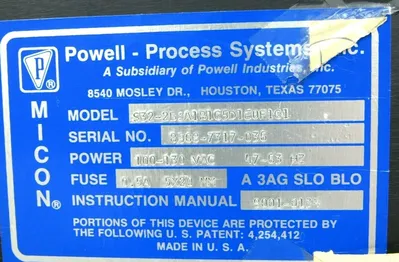 USED POWELL MICON LOOP S322B