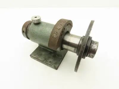 Crawford Lathe Mill Indexer Dividing Head 10° 36-Hole 5" Plate 5C 1" Collet Size