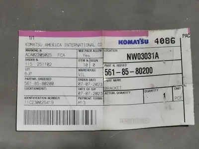 NEW KOMATSU 561-85-80200