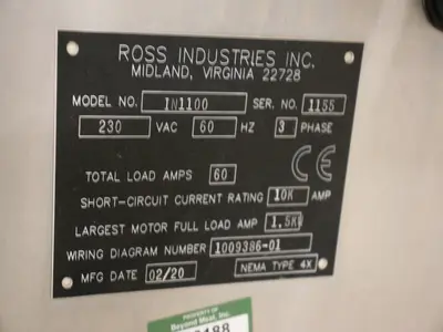 Used ROSS IN1100 Tray Sealers Illinois US | M&M Equipment Corp. #1368357