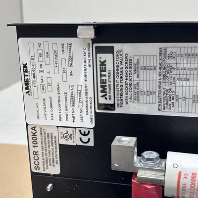 New | in-Stock AMETEK 83009895-1-1 Miscellaneous Equipment (Electrical & Power) Indiana US | J&J Industrial Supply #1364471