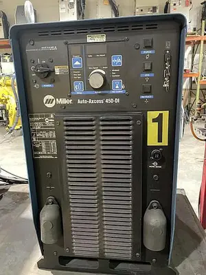 Used GENESIS SYSTEMS GROUP FANUC ARC MATE 100IC DUAL ARM WELD CELL WITH 60" DIAMETER INDEX TABLE R30IA CONTROLLER YR. 2012 Robotic Welding Cells | Harbor Machinery Inc. #1283362