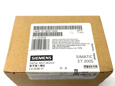 NEW SIEMENS SIMATIC ET 200S DIGITAL INPUT MODULE 4 DI DC24V ST