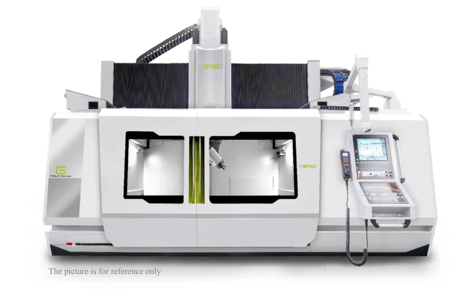 New APEC G2540 Gantry Vertical Milling Center | Megatel CNC