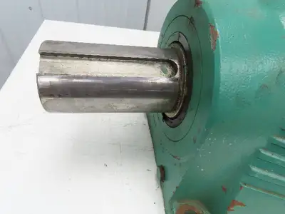 Leroy Somer Metric Gearmotor Inline Reducer 1 RPM Output .66kW 460V 3PH LS80L
