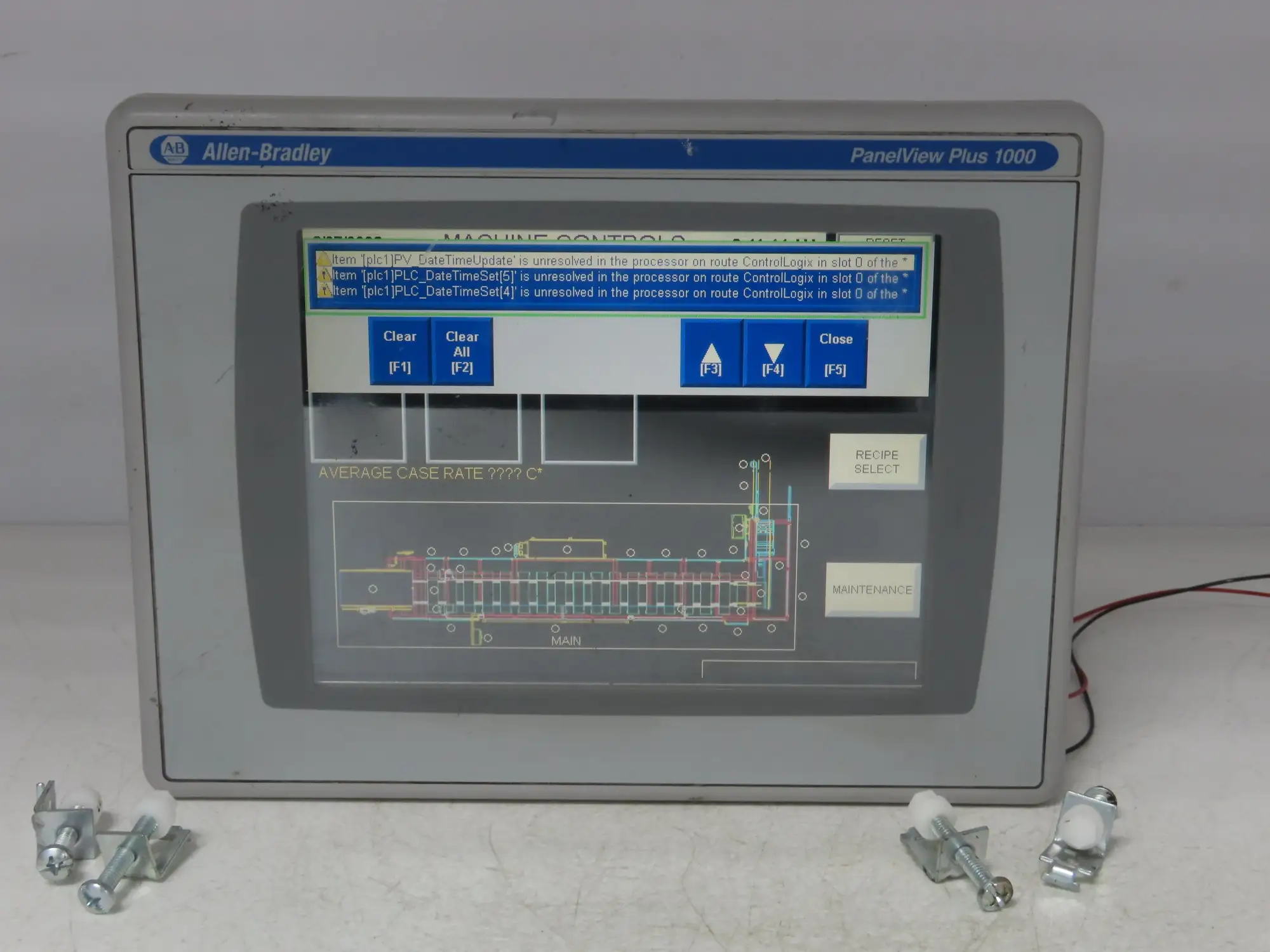 Allen Bradley 2711P-T10C4D1 HMI PanelView Plus 1000 10.4" Operator Touch Panel