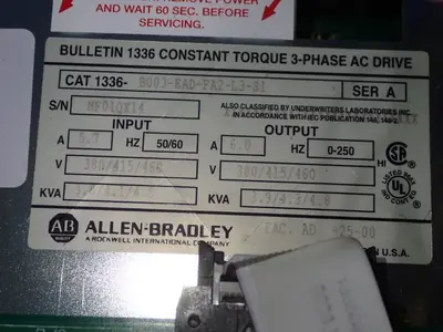 USED ALLEN BRADLEY 1336B003EADFA2L3S1