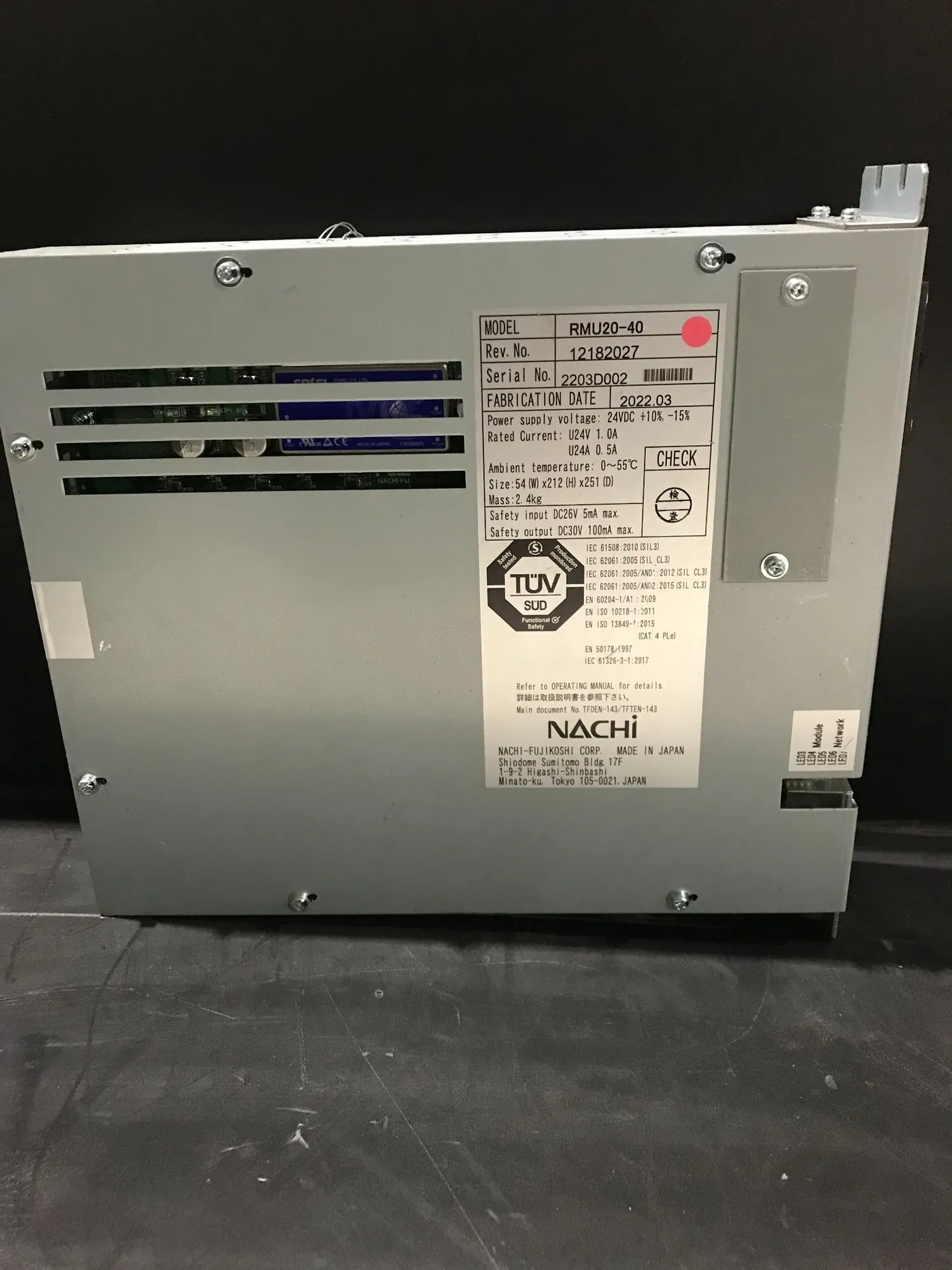 USED NACHI RMU20-40
