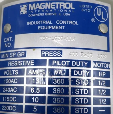 NEW MAGNETROL F50-1C2C-AAR FLOW CONTROL SWITCH F501C2CAAR