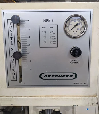 USED 2008 GREENERD PRESSES GREENERD HPB-5 PRESS
