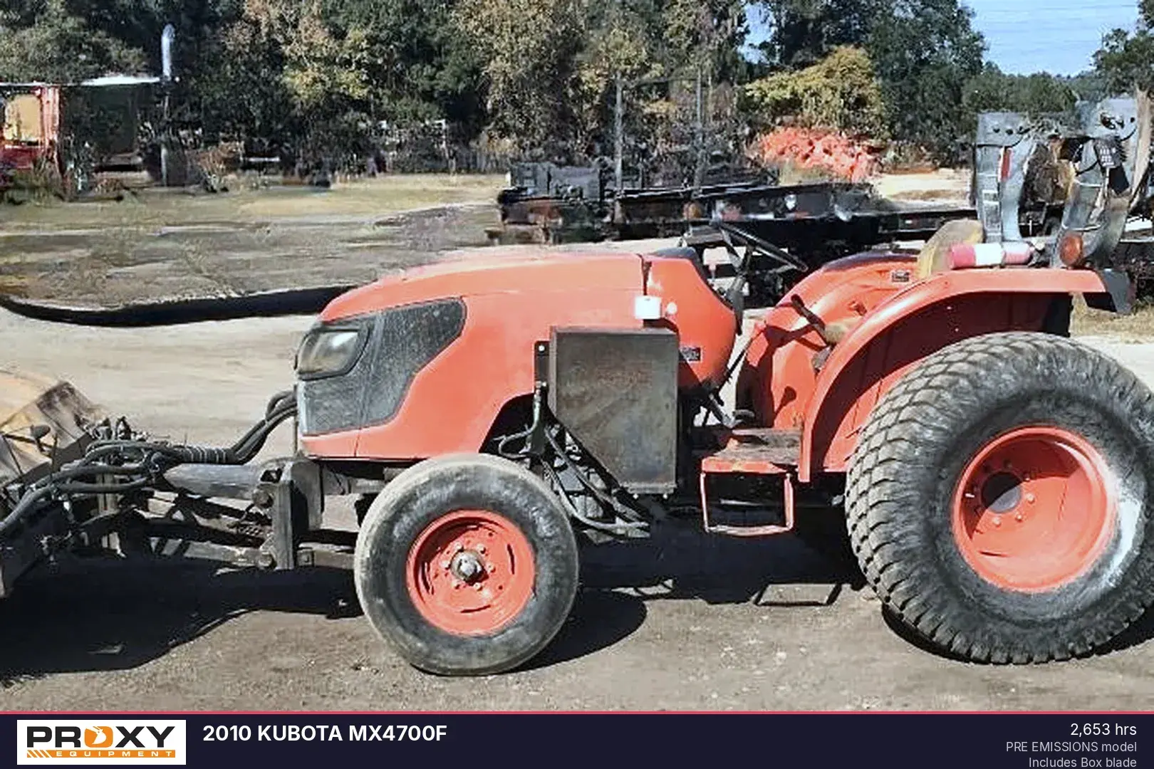 Used 2010 KUBOTA MX4700F Tractors & Trailers Florida US | Proxy Equipment #1377780