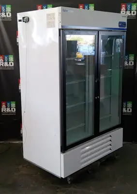 Fisherbrand GTFBG49RPGA Isotemp 4° Refrigerator Glass Double Door, 49Cf, TESTED
