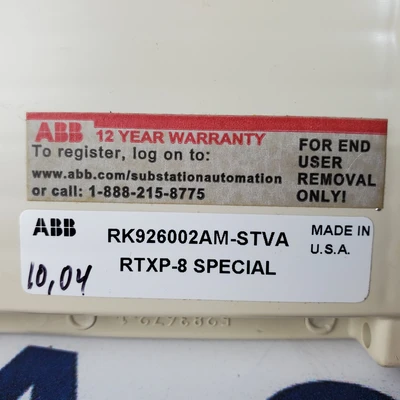 Used ABB RTXP-8 RK926002AM-STVA PLC Processors California US | American Industrial Supply Co. #1445134
