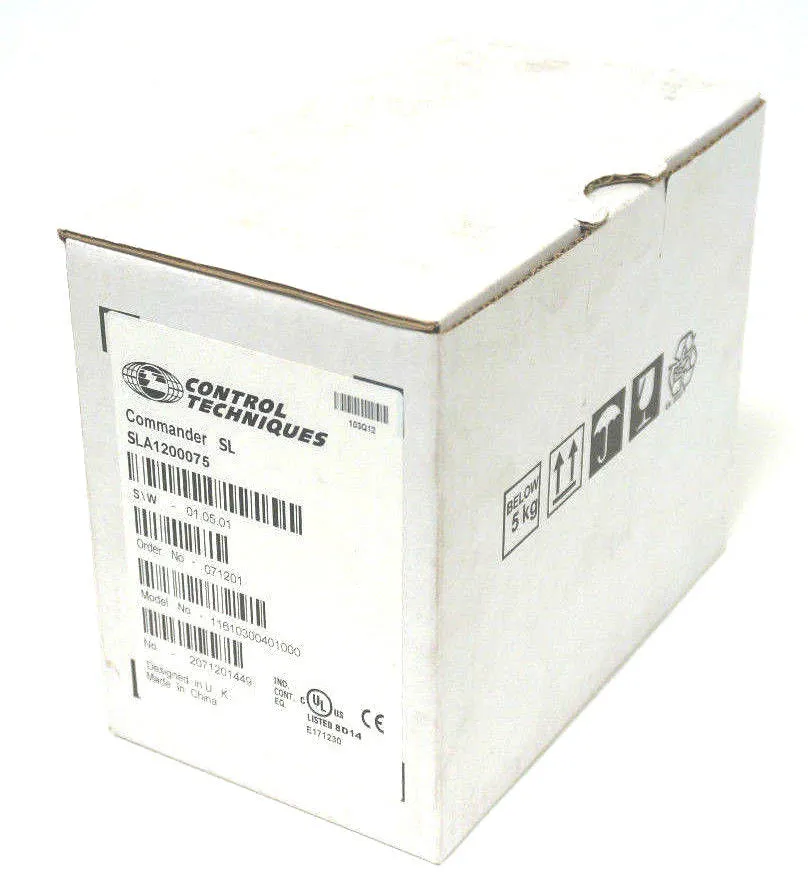 NEW CONTROL TECHNIQUES SLA1200075 COMMANDER SL DRIVE