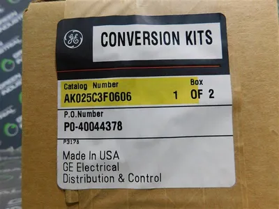 GE AK025C3F0606 MicroVersatrip Plus & PM Conversion Kits New NIB