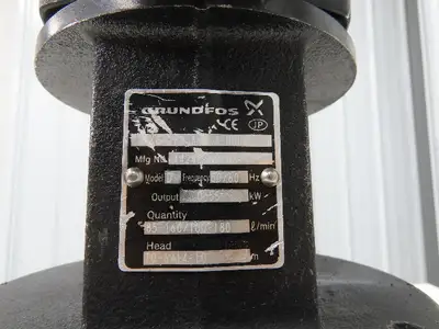 Grundfos SPK8-2/2 A-M-A-RUUV Immersion Coolant Pump 39 gpm 8.75" Depth 460V 3PH