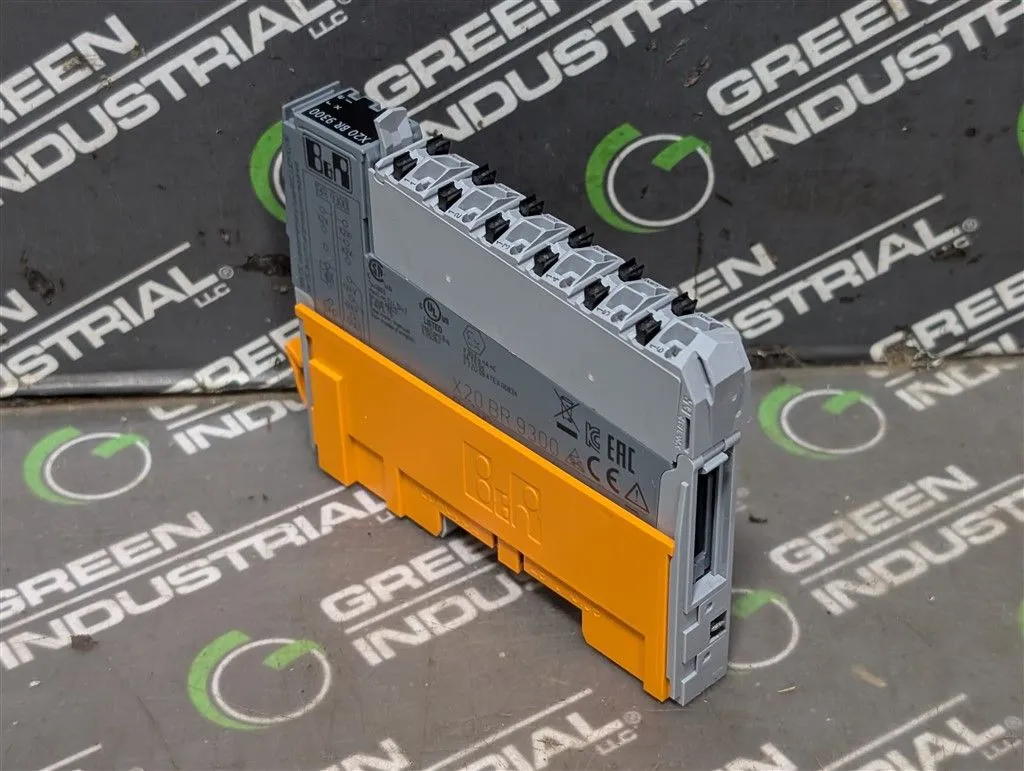 B&R Automation X20BR9300 Bus Receiver Module Assembly Rev. H0 Used