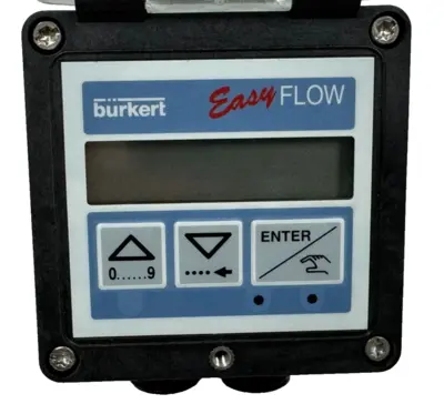USED BURKERT 449670X EASY FLOW TRANSMITTER 8045-EPMD IND SHORT SST 18-36V