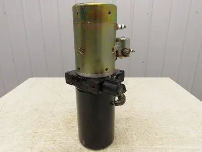 Fenner 1793-AC 24V DC Hydraulic Pump Motor Power Unit 1/2 Gal Steel Reservoir