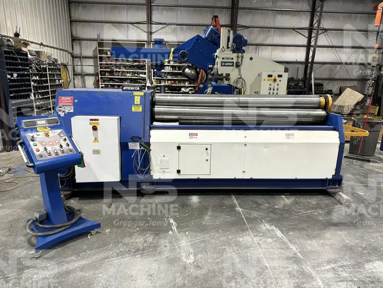 Used AMERICOR 4RDP 250/8 Plate Bending Rolls including Pinch Iowa US | NS Machine #470362