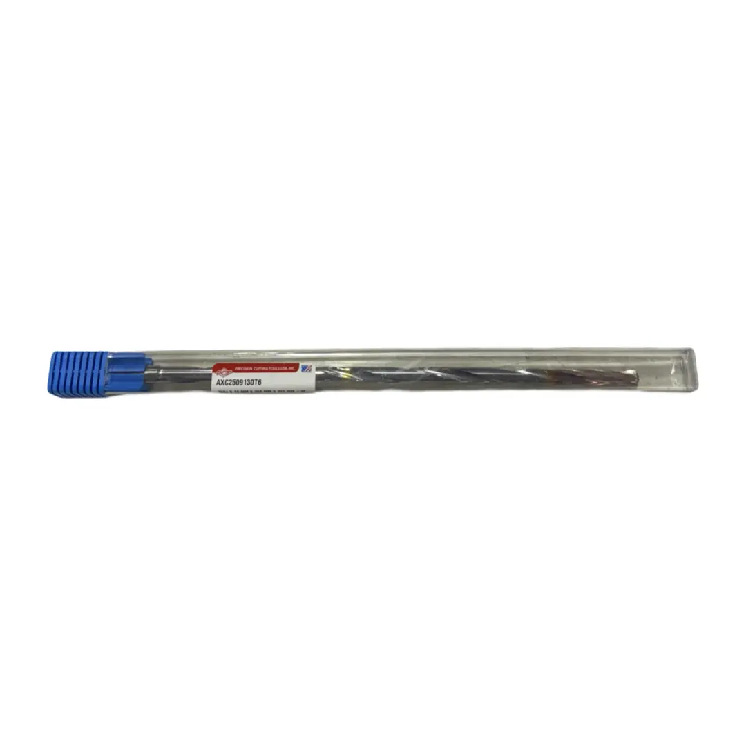 PCT 23/64" Solid Carbide Drill 25xD ZRCN Coated Coolant Thru 2FL 135 Deg