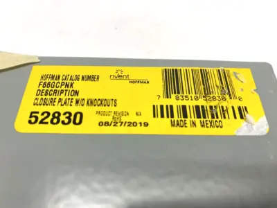 New | in-Stock Hoffman F66GCPNK, 52830 Electrical Boxes Michigan US | Maverick Industrial Sales #1487646