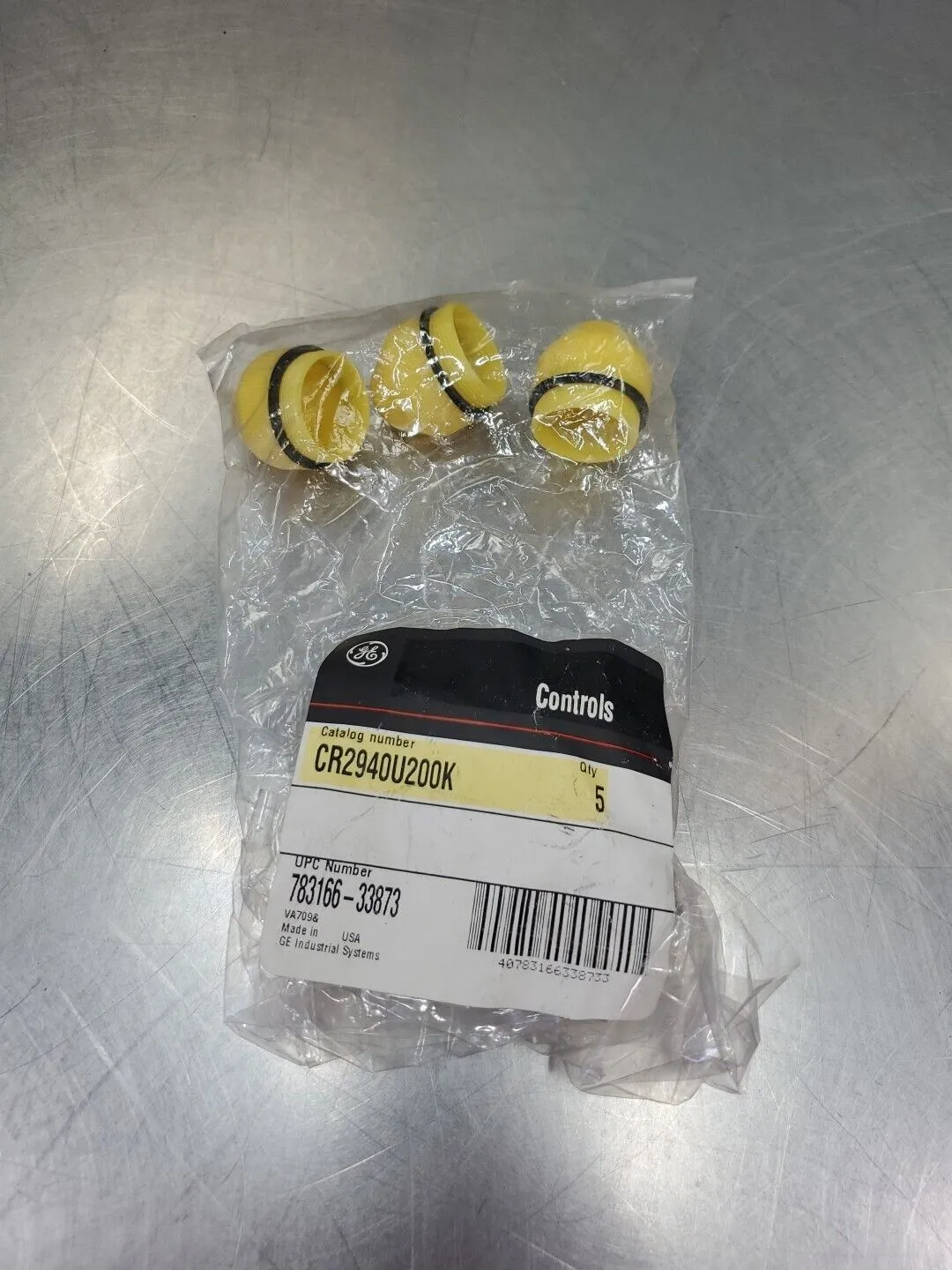 GE CR2940U200K LENS COVER, YELLOW, (783166-33873) Lot of 5. 4C-38