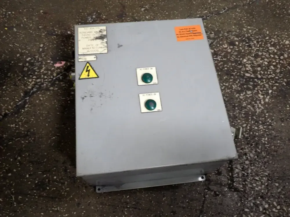 Control Technique Inc 10 Amps Power Supply Panel